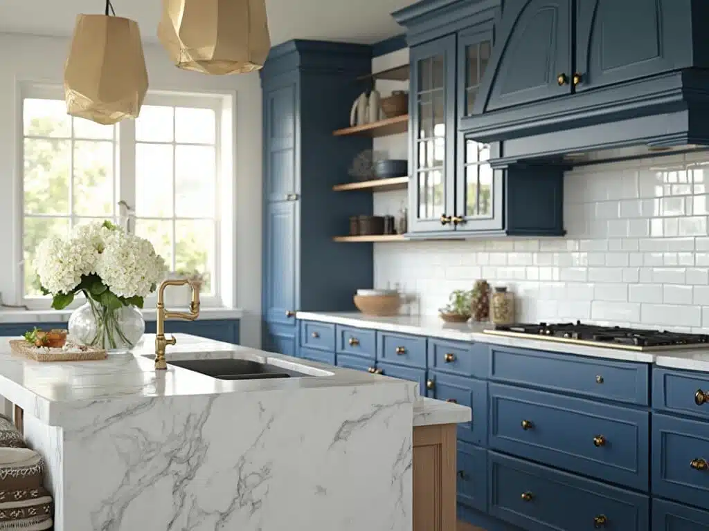 Blue Kitchen Cabinets: Transform Your Cooking Space with Stunning Color ...
