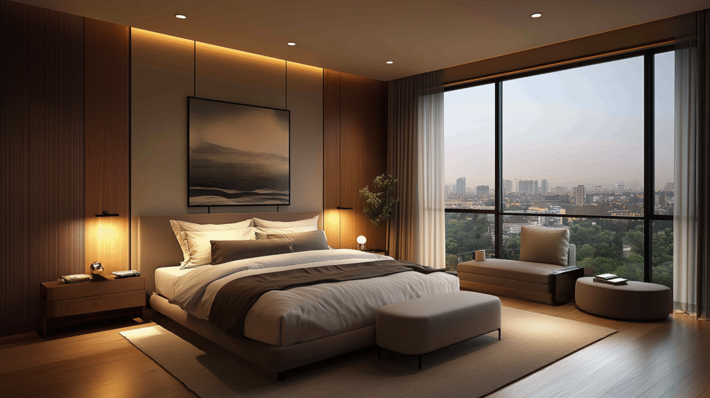 Luxury bedroom master