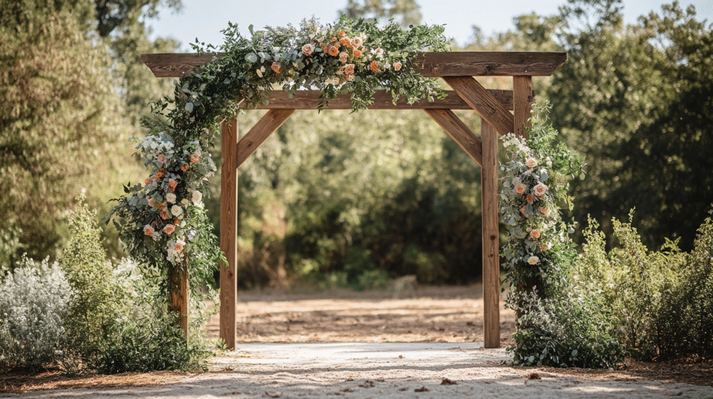 boho wedding arch