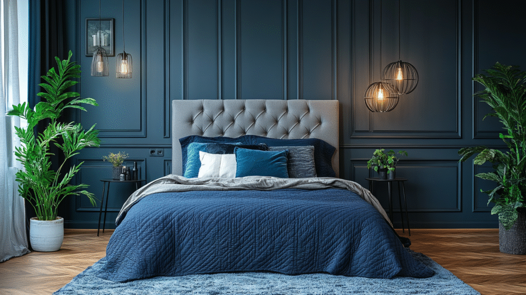 dark boho bedroom