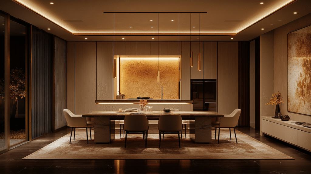 luxury dining room