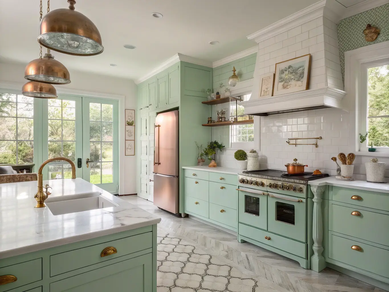 Modern Vintage Kitchen: Blending Nostalgia with Contemporary Comfort ...