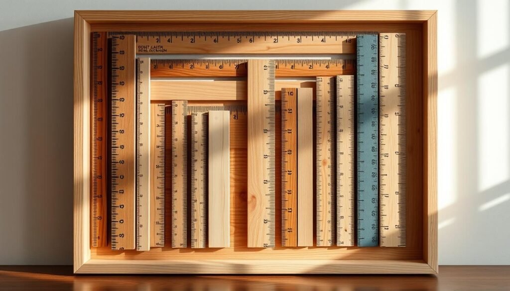 ruler picture frame
