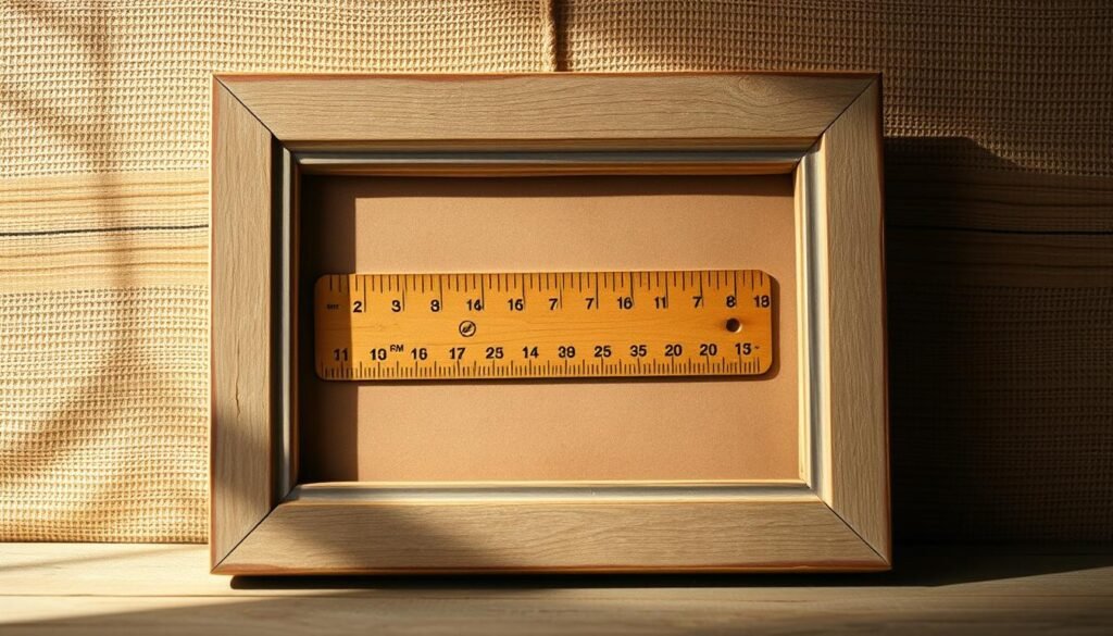 ruler picture frame