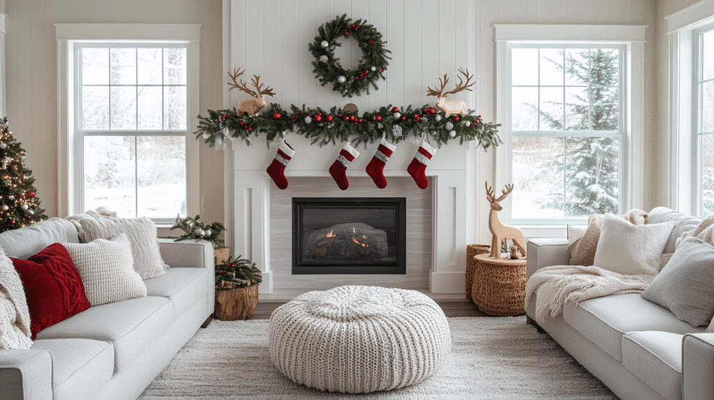 christmas mantel decor