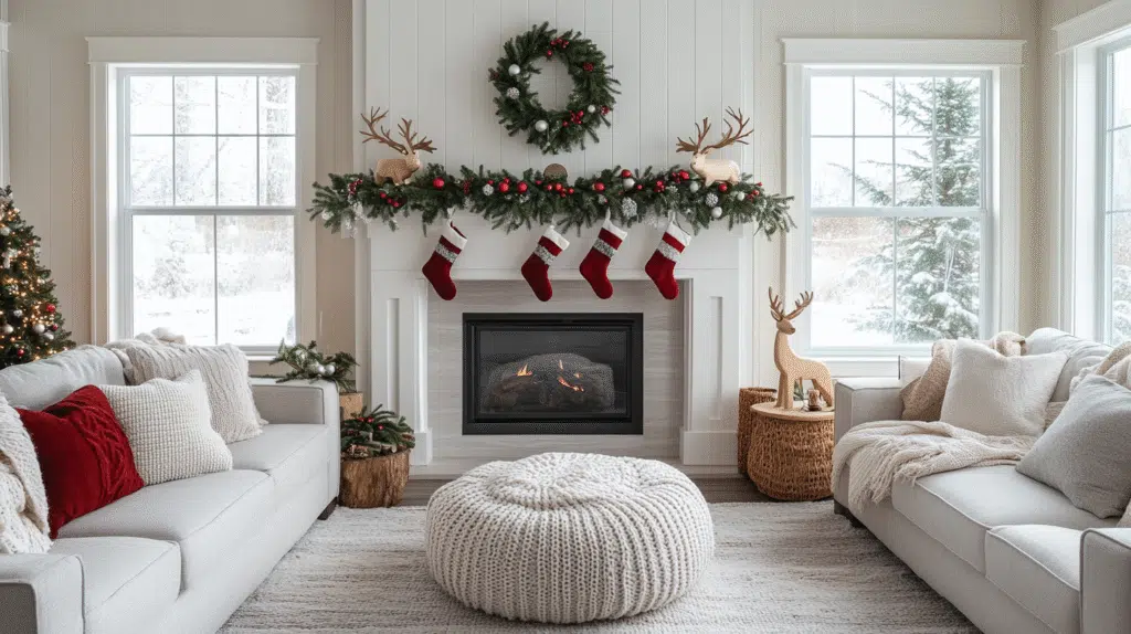 christmas mantel decor