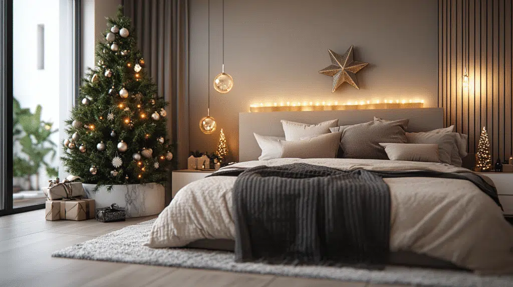 christmas bedroom decor