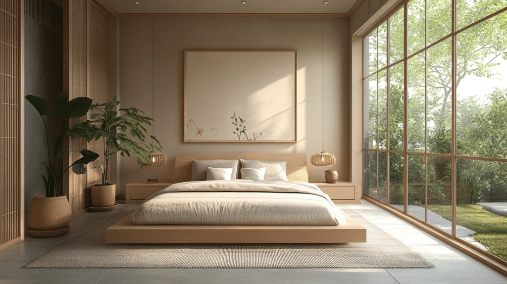 minimalistic bedroom