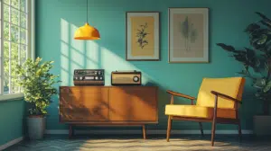 tiny apartment entryway