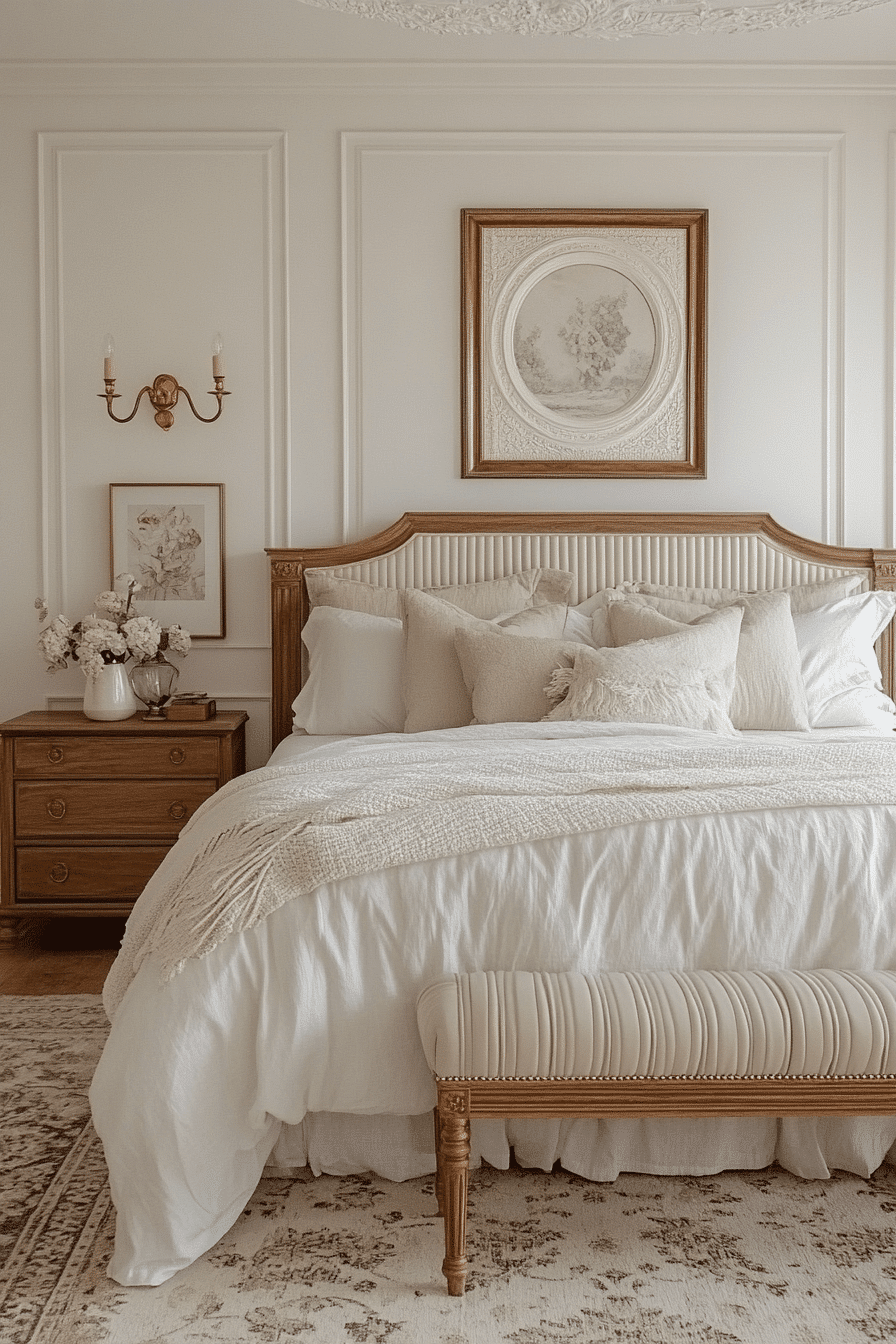 14 Ribbed Texture Refinement - neoclassical bedroom design inspiration