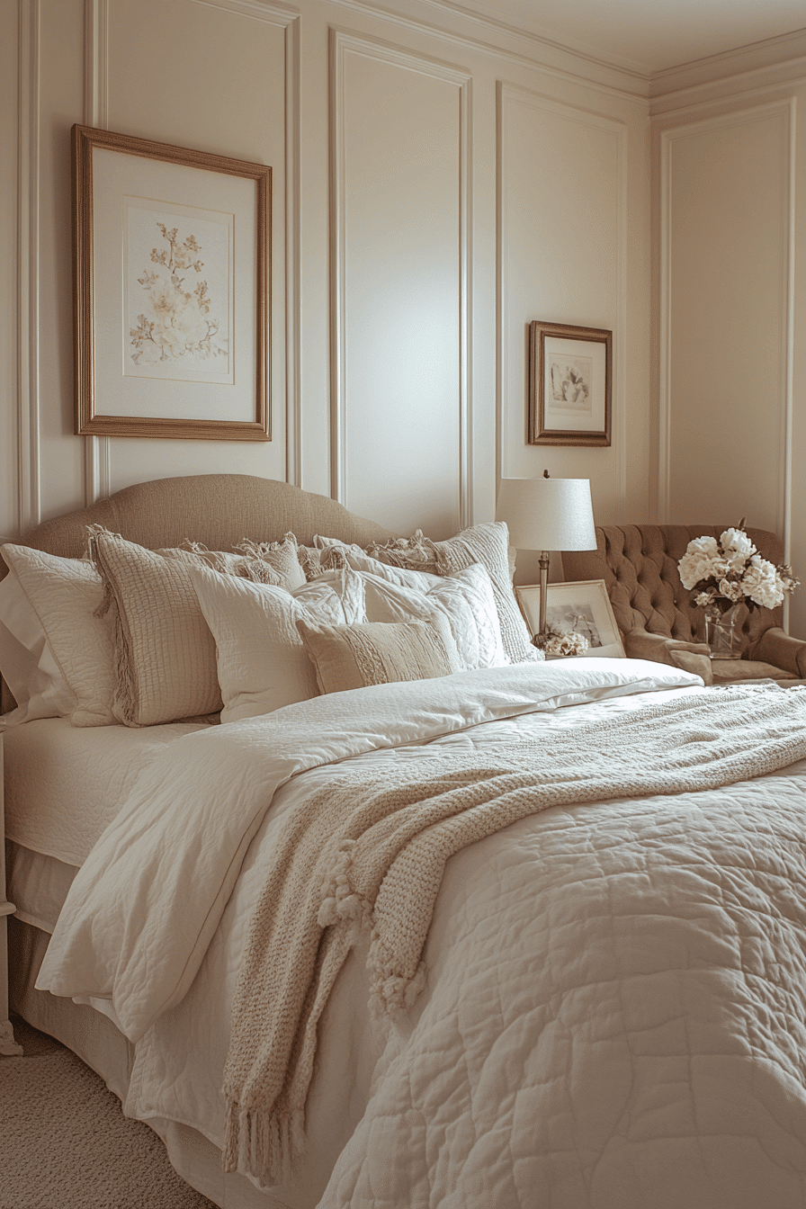 24 Gracious Guest Sanctuary - neoclassical bedroom design inspiration