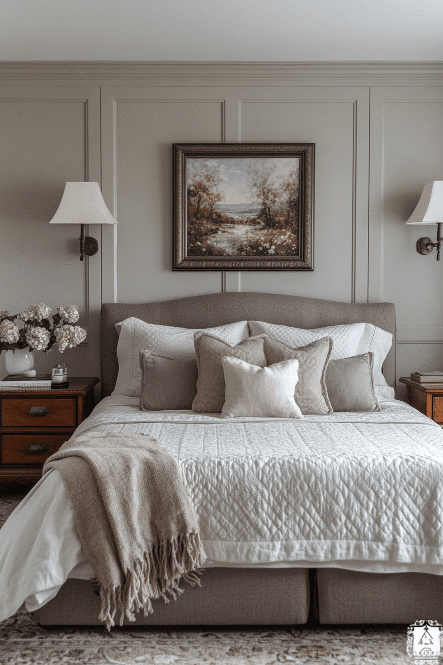 25 Balanced Harmony Design - neoclassical bedroom design inspiration
