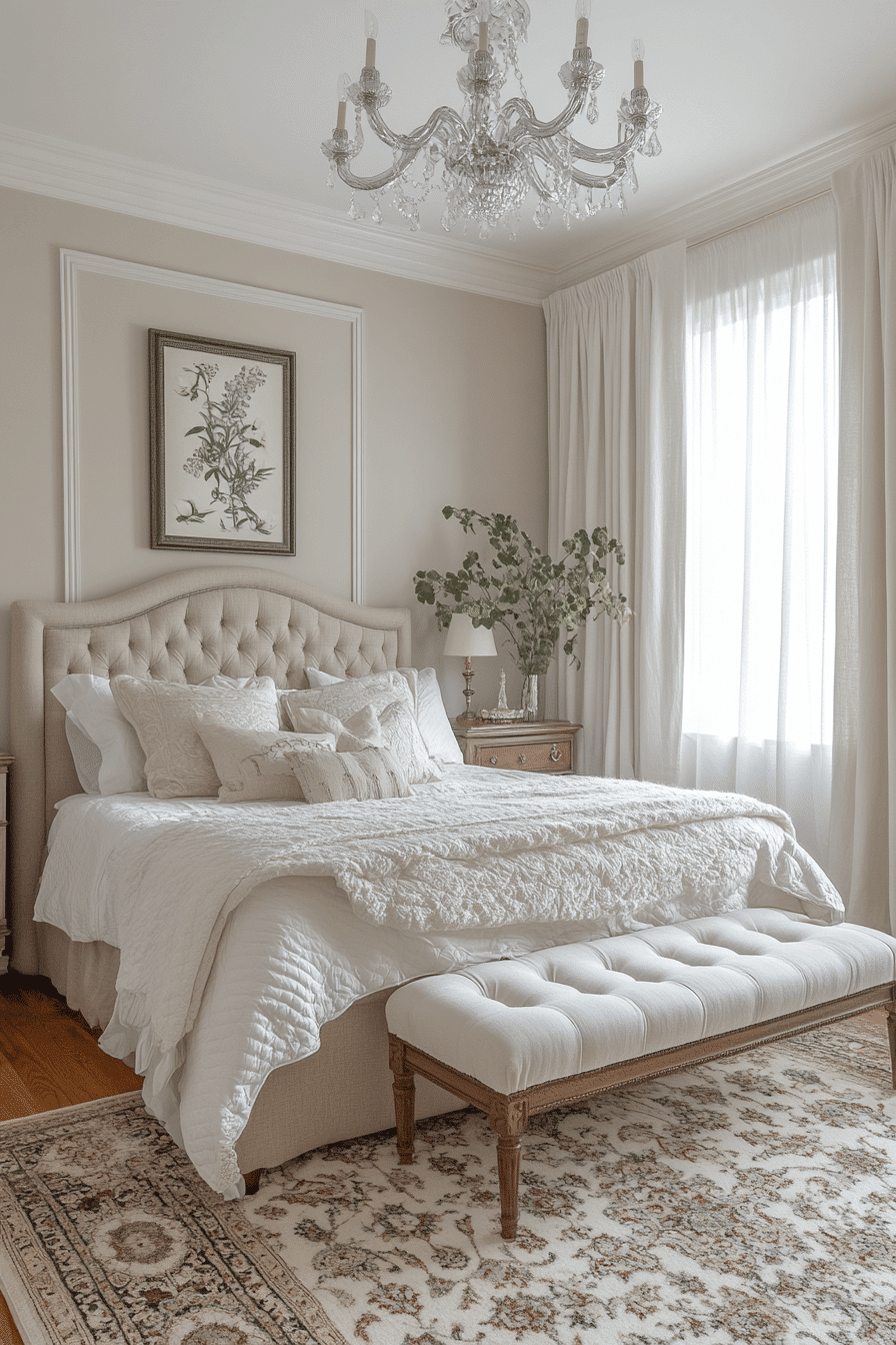 3 Sunlit Classical Glow - neoclassical bedroom design inspiration