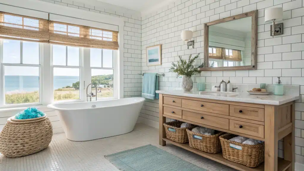 beach house bathroom