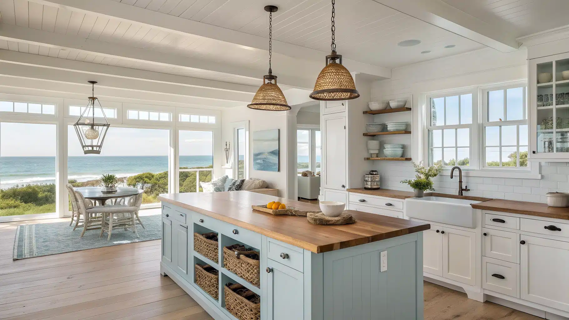 27 Beach House Kitchen Ideas That Serve Up Serious Coastal Style ...
