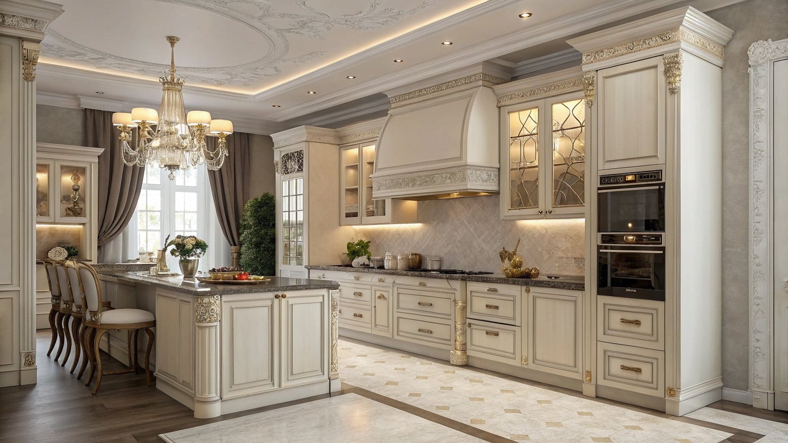 27 Neoclassical Kitchen Design Ideas That Create the Perfect Culinary ...