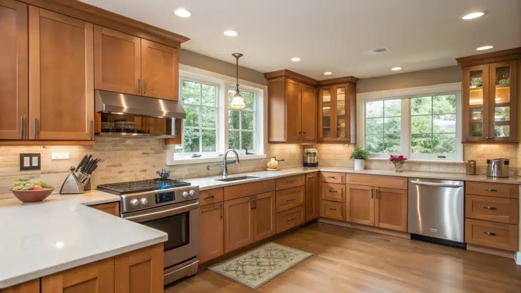 maple kitchen cabinets