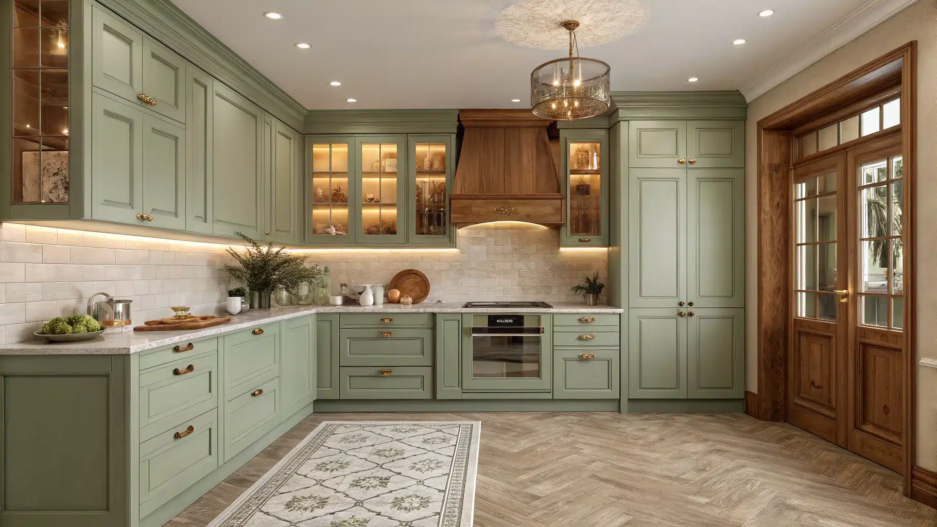 27 Sage Green And Wood Kitchen Ideas That Blend Nature With Luxury ...