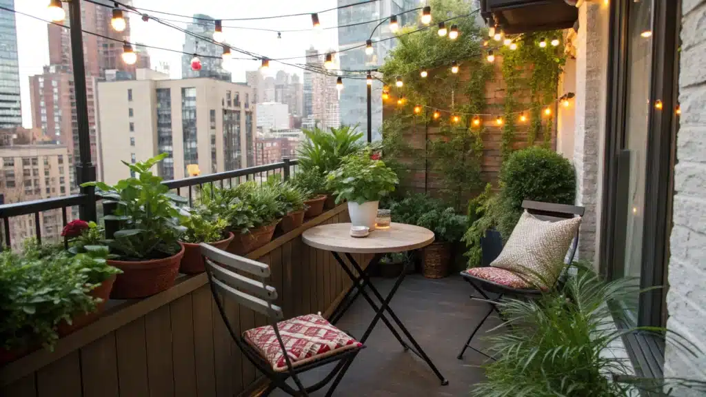 tiny apartment patio ideas