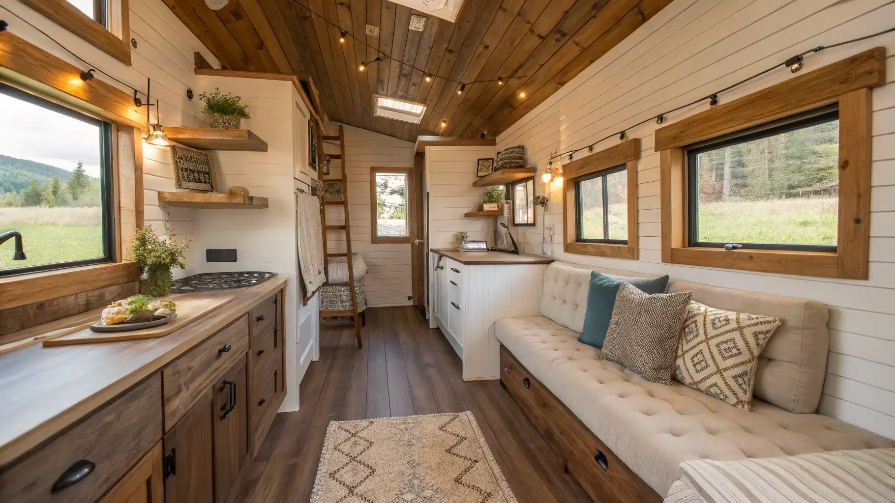 27 Tiny Cabins Interiors That Prove Small Spaces Can Feel Like Home ...