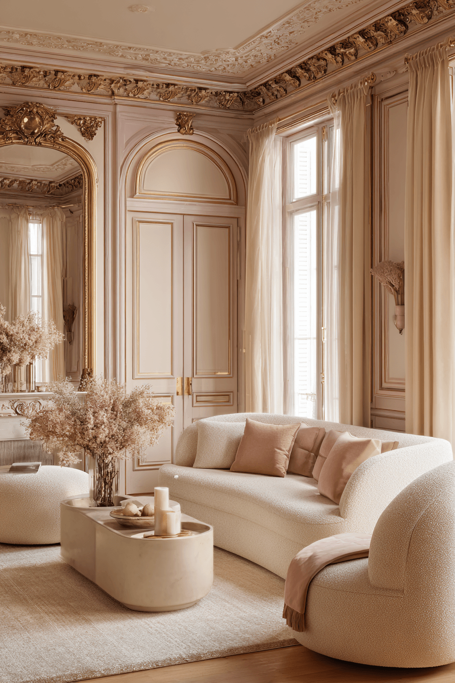 12 Subtle Blush Detail Design - feminine apartment design inspiration