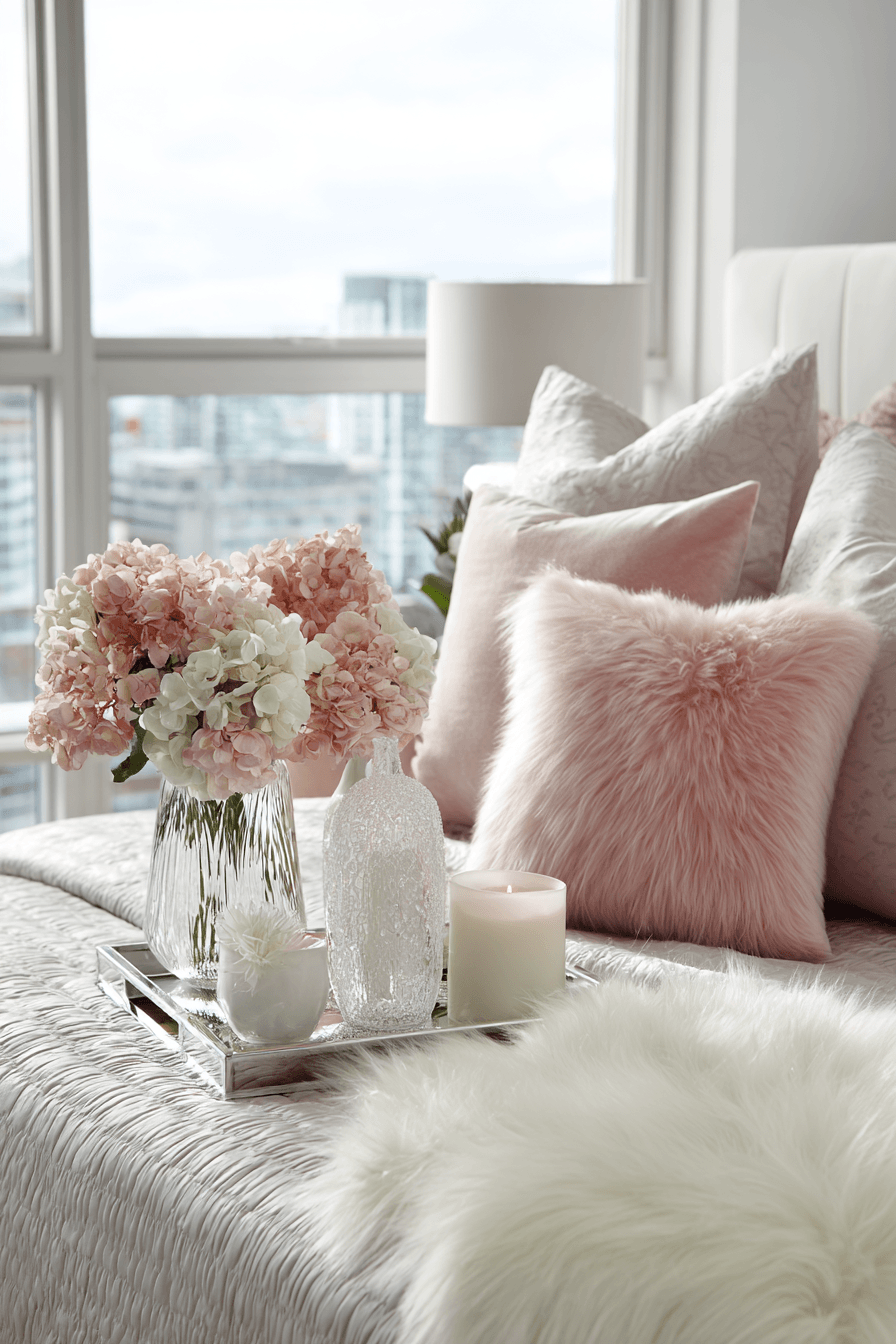 20 Frosted Cool Feminine Aesthetic - feminine apartment design inspiration