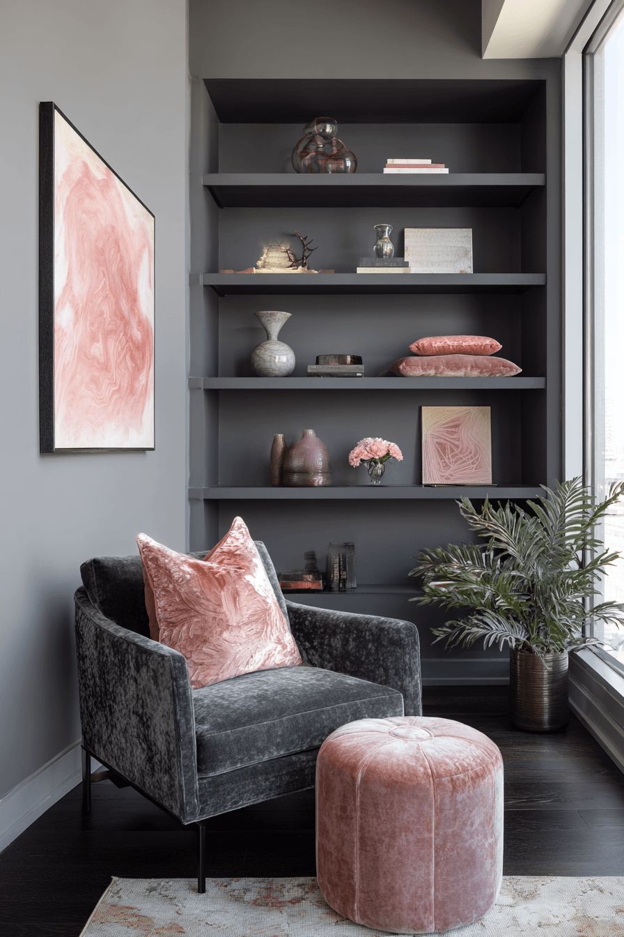 25 Soft Contrast Chic Apartment - feminine apartment design inspiration