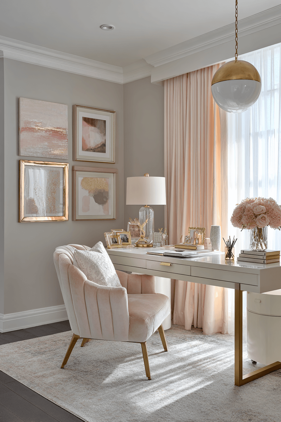 5 Romantic Stone Inspired Spaces - feminine apartment design inspiration