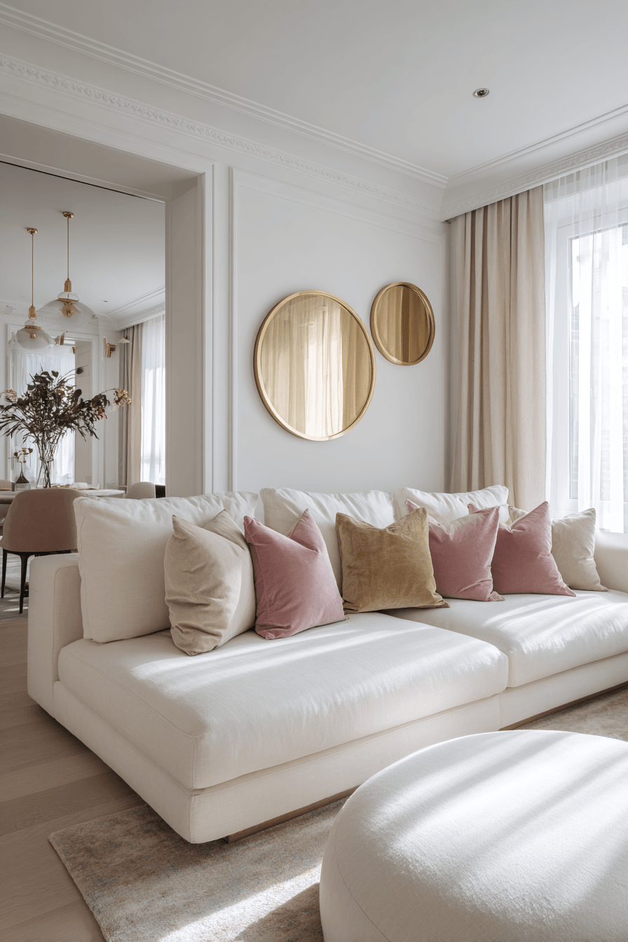 6 Moody Soft Chic Apartment - feminine apartment design inspiration