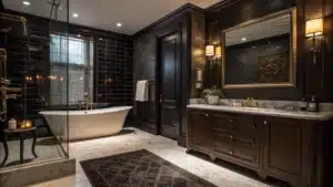 Small Moody Bathroom