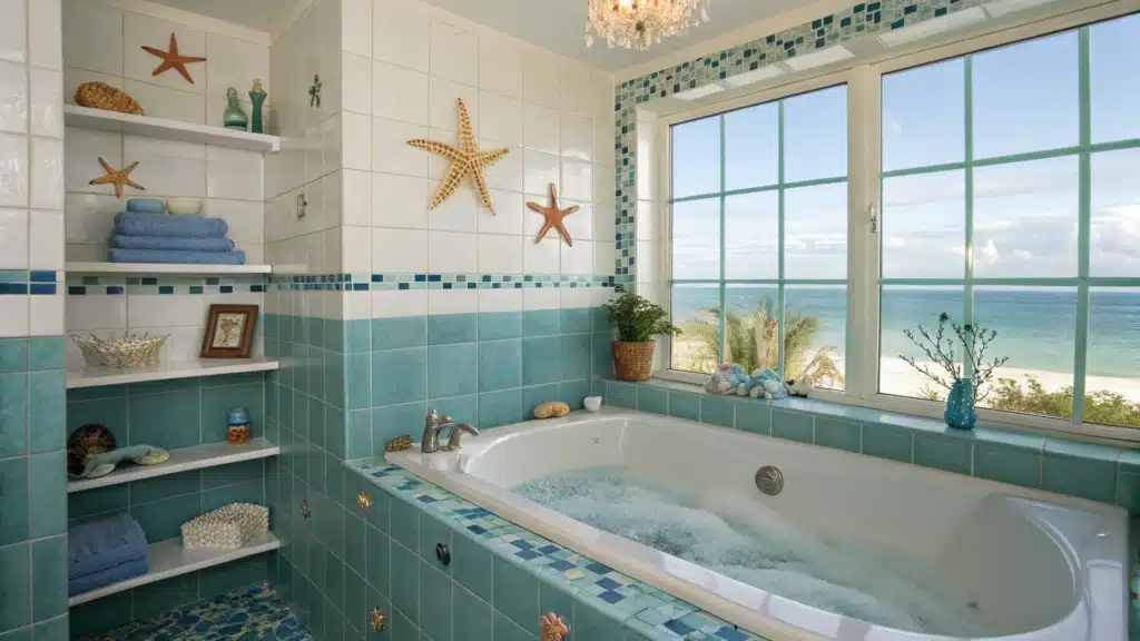 Ocean Themed Bathroom