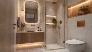 small luxury bathroom