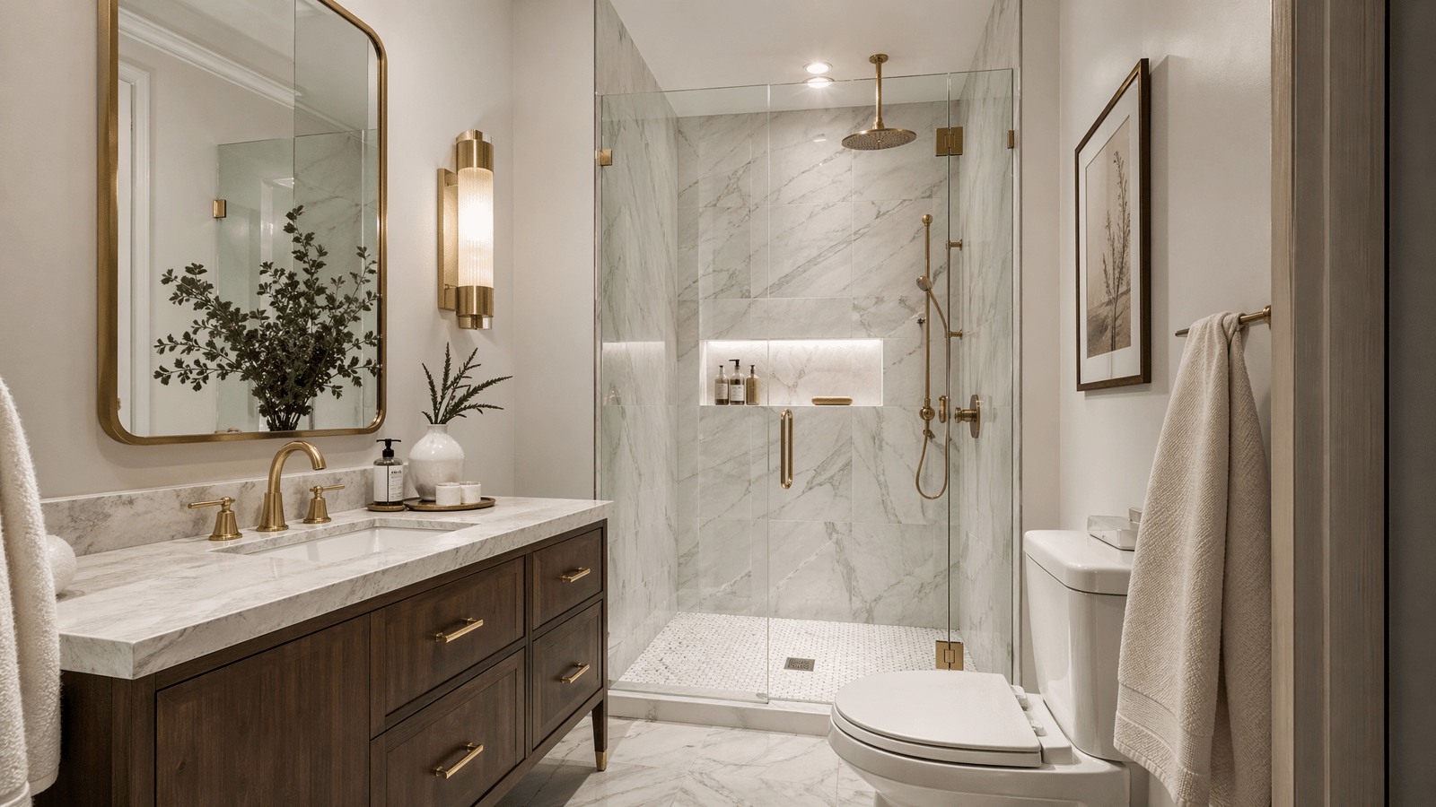 Small Master Bath Ideas That Transform Compact Spaces Into Luxe ...