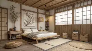 Japandi Small Bedroom