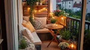 very small balcony decor