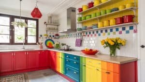rainbow kitchen