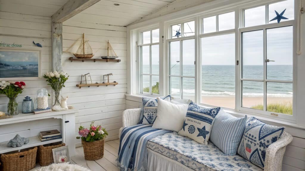 seaside cottage interior