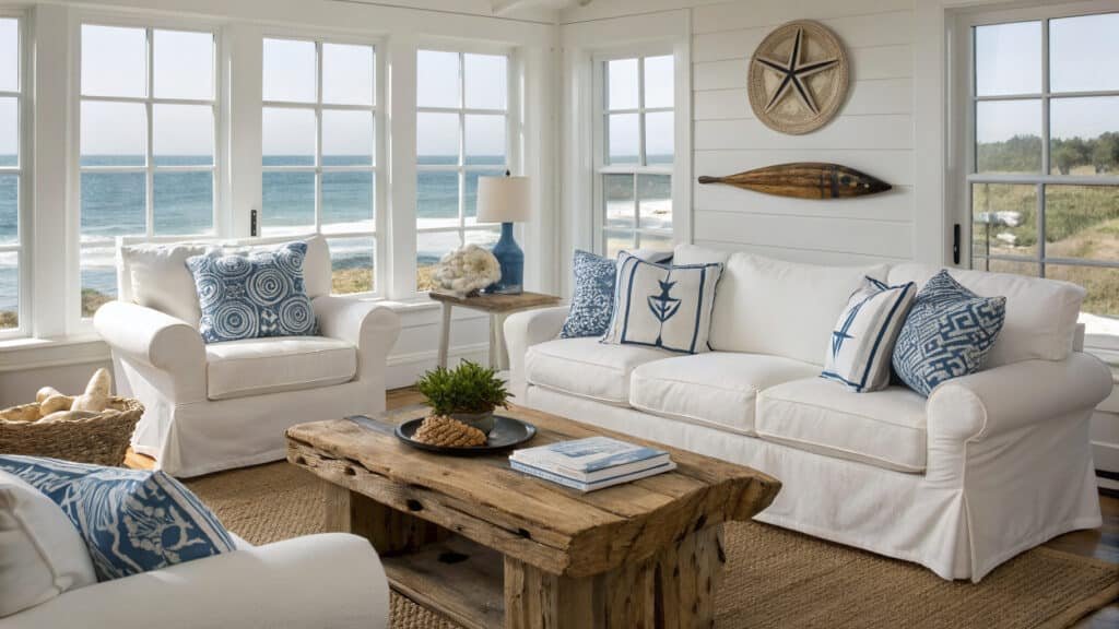seaside living room