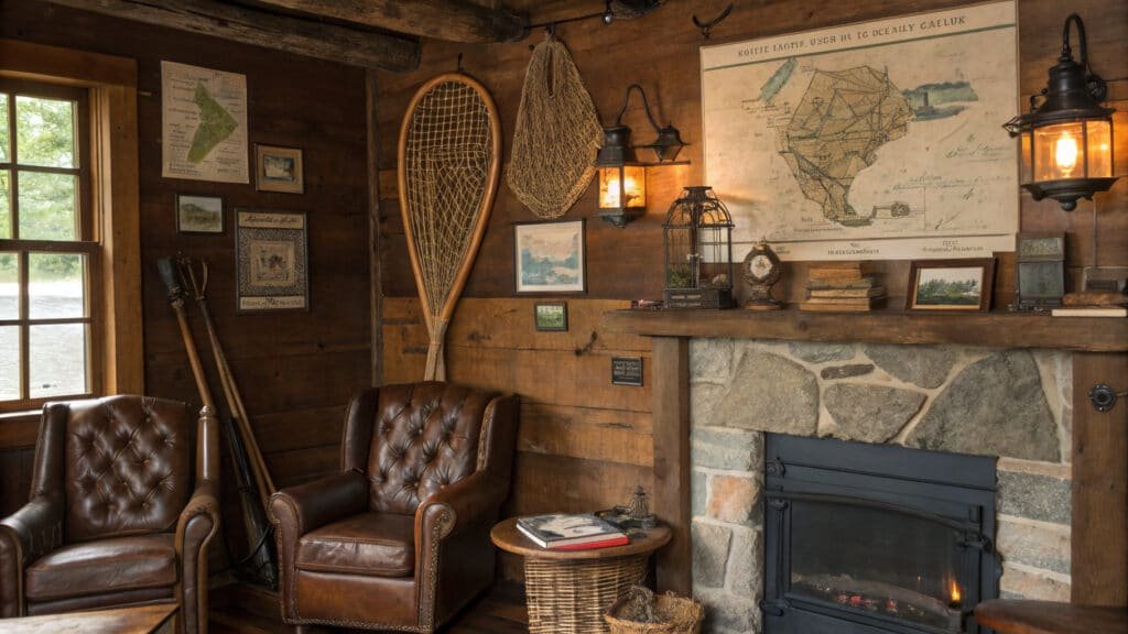 vintage lake house decor