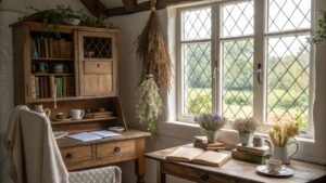 cottagecore office