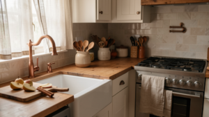 cozy fall kitchen