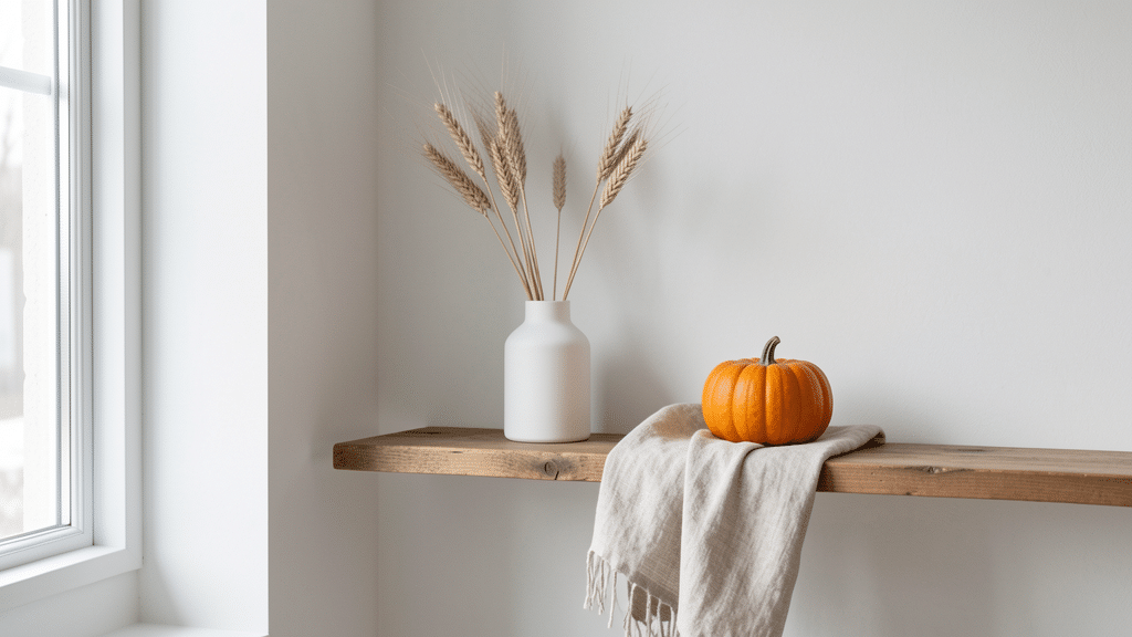 minimalist fall decor