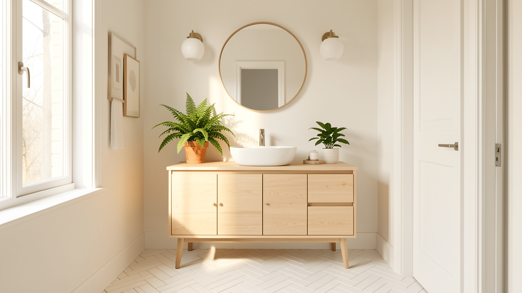 scandinavian bathroom