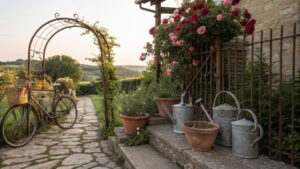 vintage garden decor