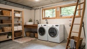 basement laundry room ideas