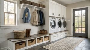 mud room laundry room combo