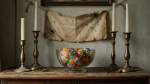 vintage halloween decor